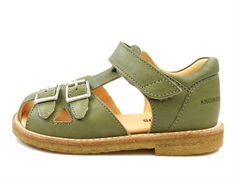 Angulus sandal moss green with buckles and velcro